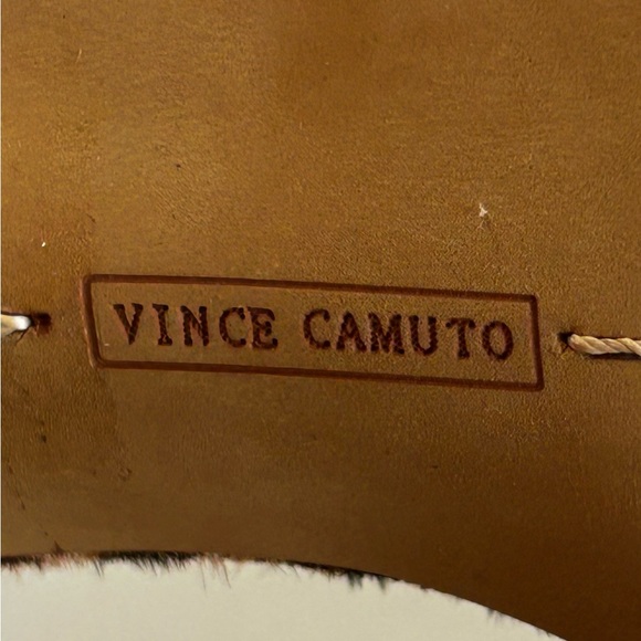 Vince Camuto NWOT Lauralie Real Cow Hair Fur Pump Sandals Leopard  Size 7.5 - Picture 12 of 15